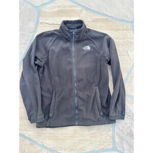 The North Face Men's Dark Brown Mocha Full Zip Jacket Size XL Fleece Sherpa